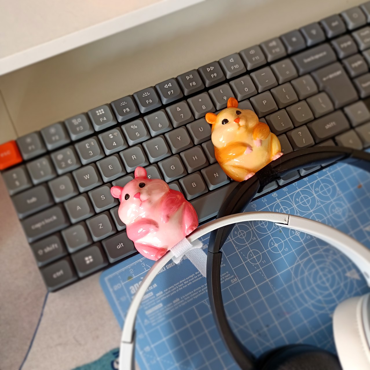 Hamster Headphone Charm PREORDER