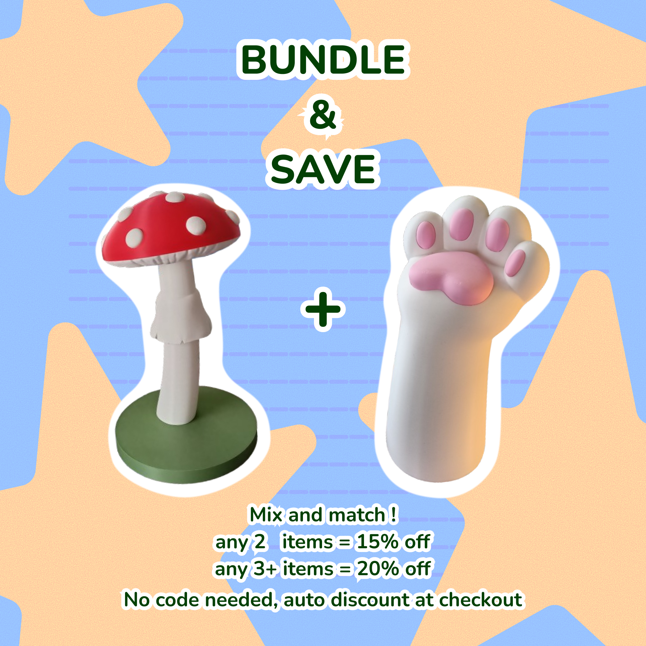 Amanita Mushroom Headphone Stand