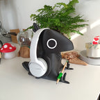 Black Bird Headphones Stand