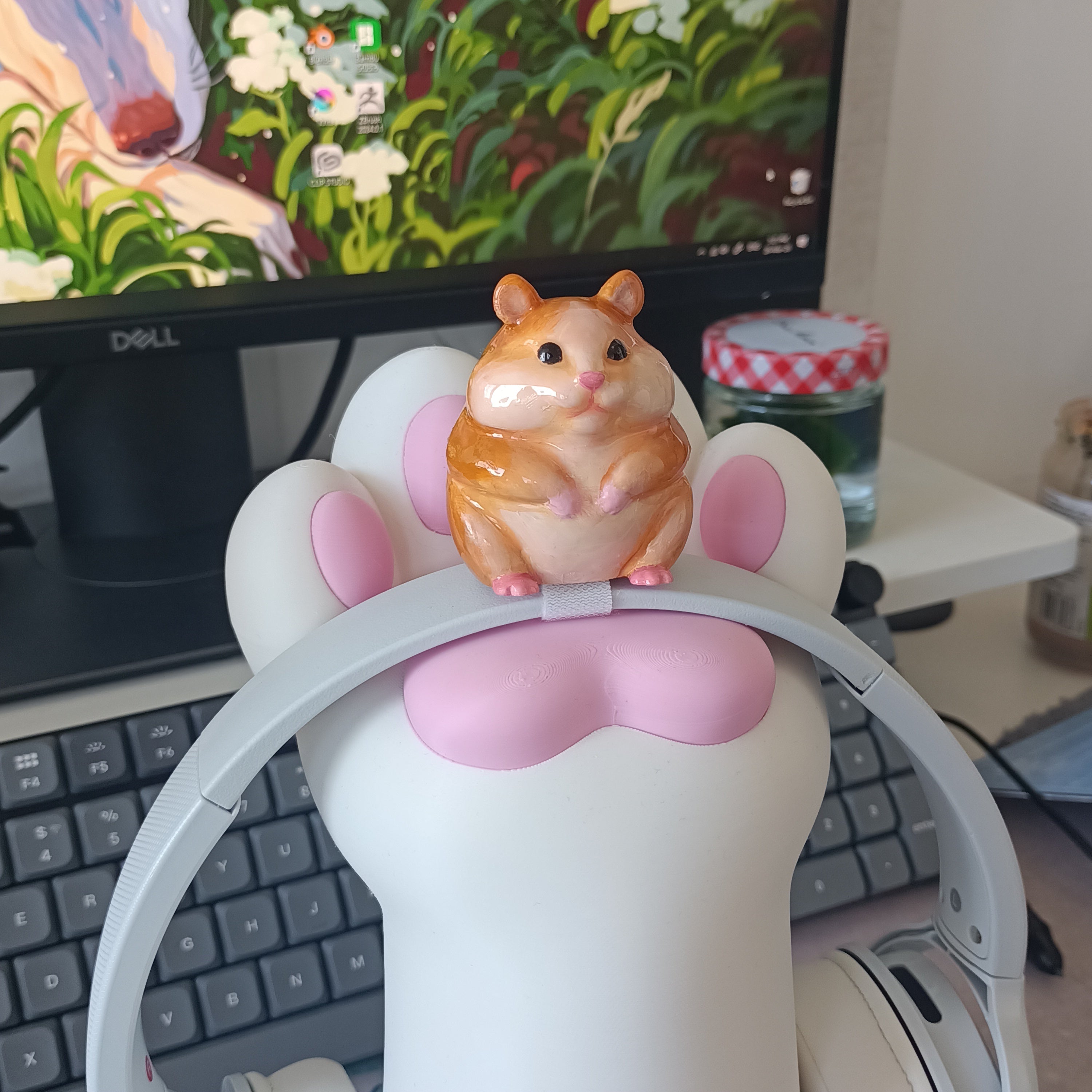 Hamster Headphone Charm PREORDER