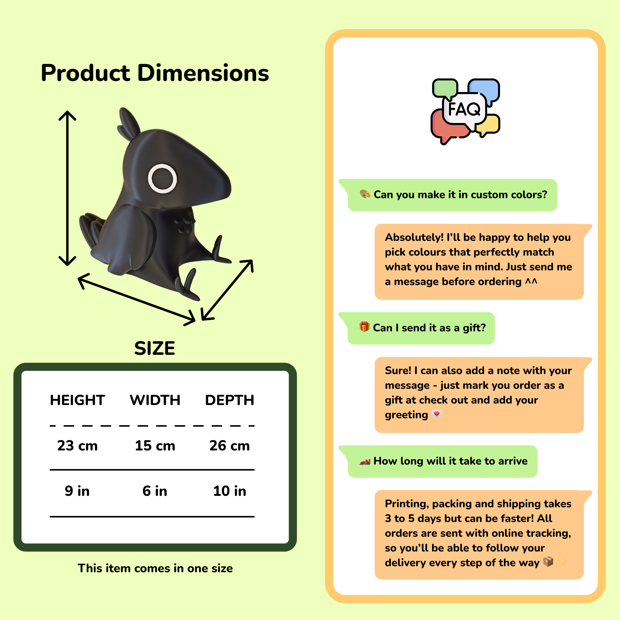 Black Bird Headphones Stand