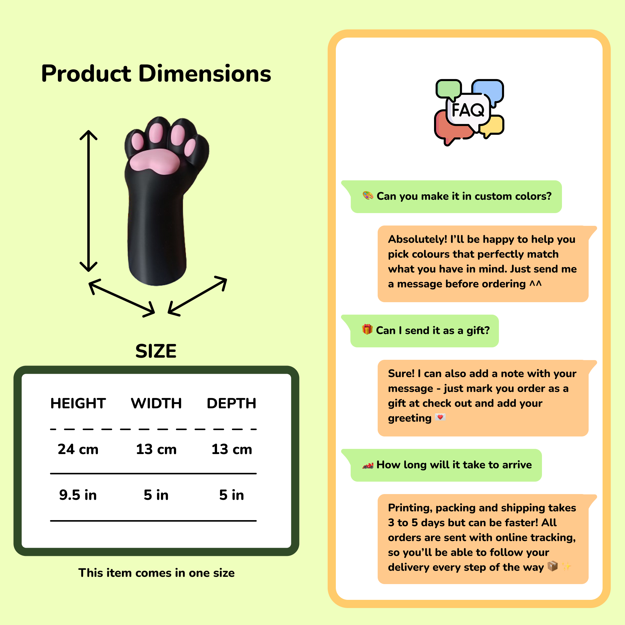 Cat Paw Headphone Stand