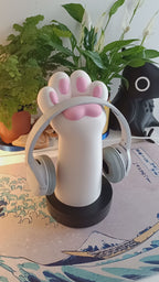 Cat Paw Cute Headphones Stand